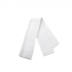 Kaku Obi Bianca Extra | Cintura Iaido bianca