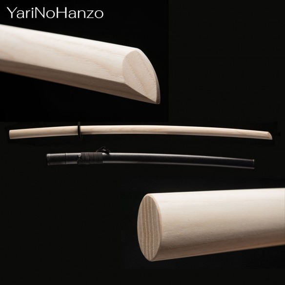Bokken CON SAYA IN PLASTICA E TSUBA IN GOMMA | Itto Ryu Bokken | Legno di frassino