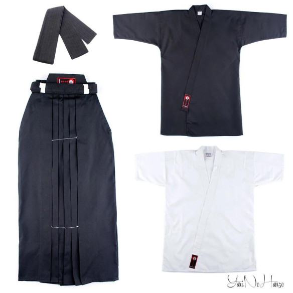 Set Iaido Beginner | Iaidogi, Shitagi, Hakama e Kaku Obi