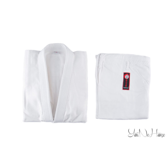 Set Aikido Basic | Aikidogi Bianco 350 g e Hakama Nera
