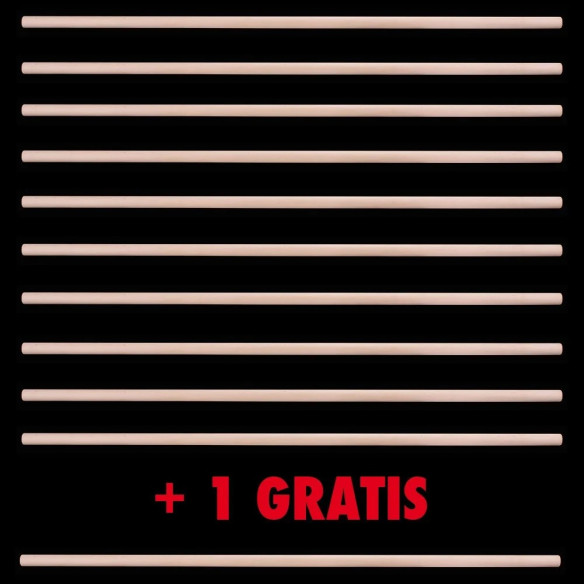 Jo Aikido 127 cm Ø25 mm in Faggio 10+1 Gratis | Set Dojo