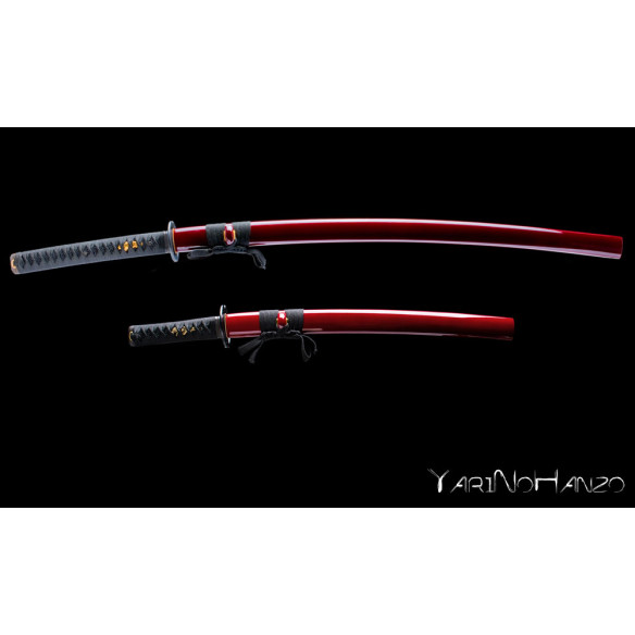 Musashi Daishō Rosso Iaito 1045 | Katana e Wakizashi