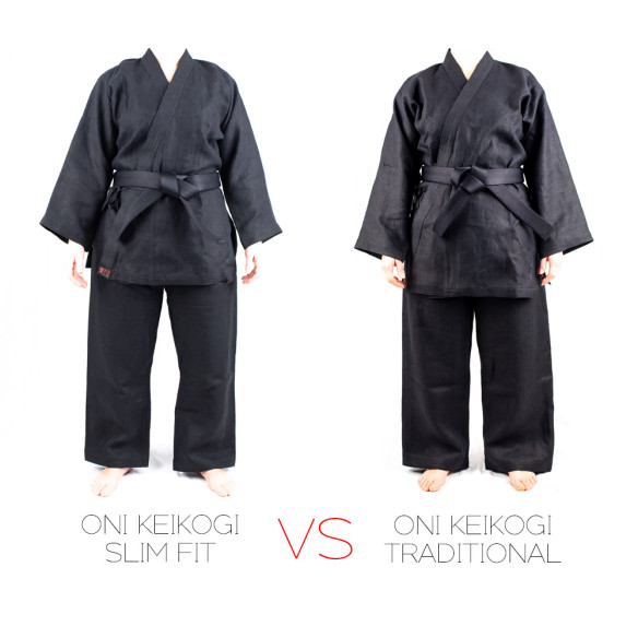 Oni Keikogi 2.0 Slim Fit in Canapa – Gi Ninjutsu Made in Italy